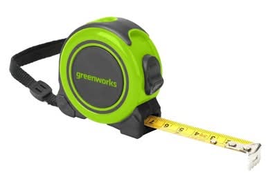 Greenworks Tape Measurer, 25 ft