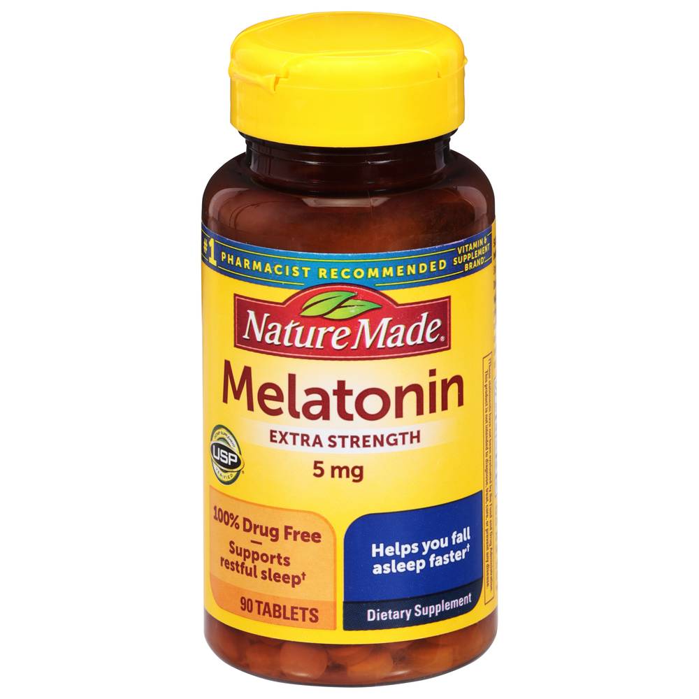 Nature Made Melatonin 5 mg Tablets (58.97 g)