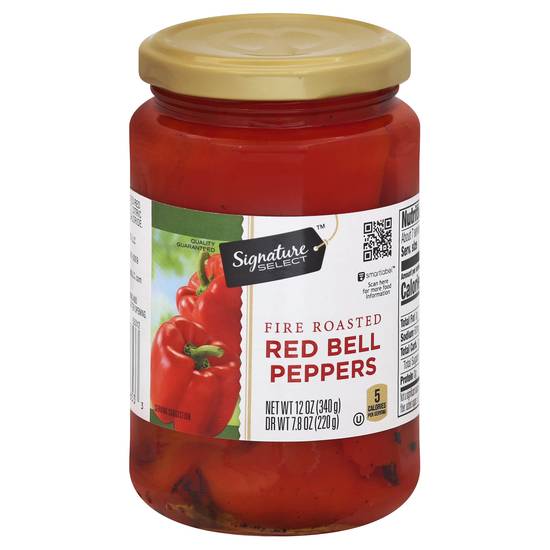 Signature Select Fire Roasted Red Bell Peppers (12 oz)