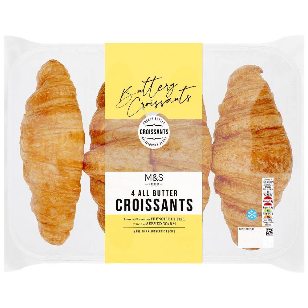 M&S All Butter Croissants (4 per pack)