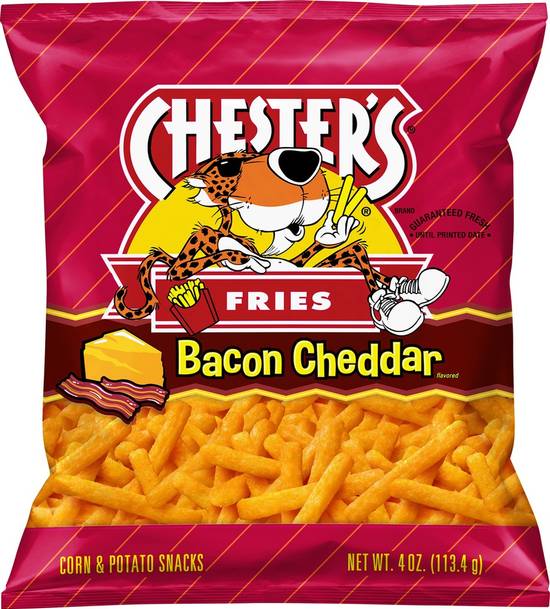 Chester's Bacon Cheddar Flavored Corn & Potato Snacks