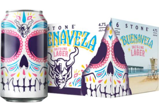 Stone Brewing Buenaveza Salt & Lime Lager 6x 12oz Cans