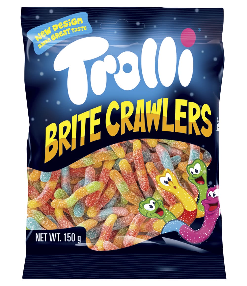 Trolli Brite Crawlers Gummy Candy (150g)