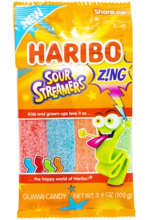 Haribo® Sour Streamers Share Size 3.6oz