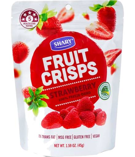 Shary Fruit Crisps, Strawberry (45g)