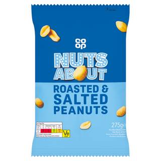 Co-op Roasted & Salted Peanuts 275g