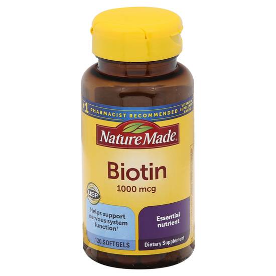 Nature Made 1000 Mcg Softgels Biotin (120 ct)