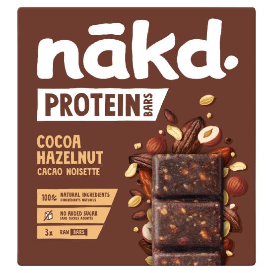 Nākd Protein Bars Cocoa Hazelnut (3ct)