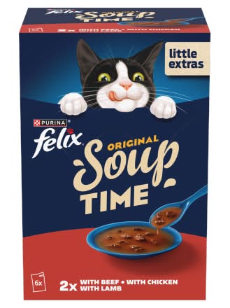 Purina Felix Soup Farm Selection Wet Cat Food (6 pack)