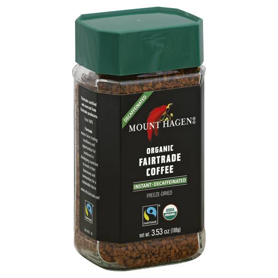 Mount Hagen Organic Fairtrade Instant Decaffeinated Coffee (3.5 oz)