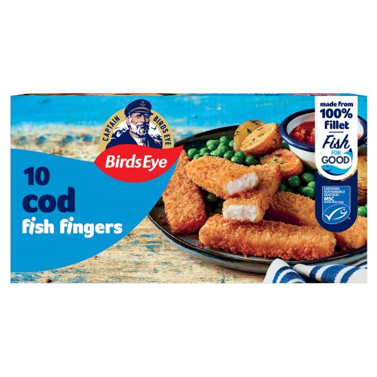 Birds Eye Cod Fish Fingers (10 pack)