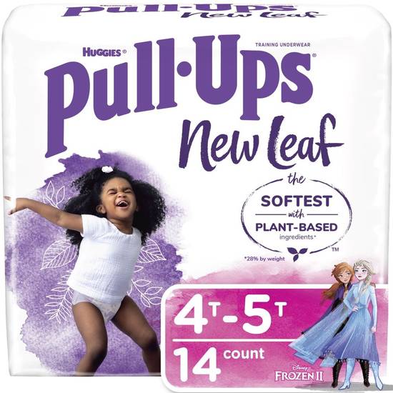 Pull-Ups New Leaf Girls' Potty Training Pants - 4T-5T, 14 ct