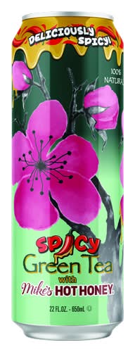 AriZona Spicy Green Tea, Mike's Hot Honey (22 fl oz)