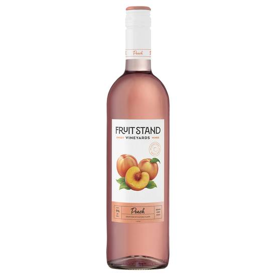 Fruit Stand Vineyards Peach Sweet Grape Wine (25.36 fl oz)
