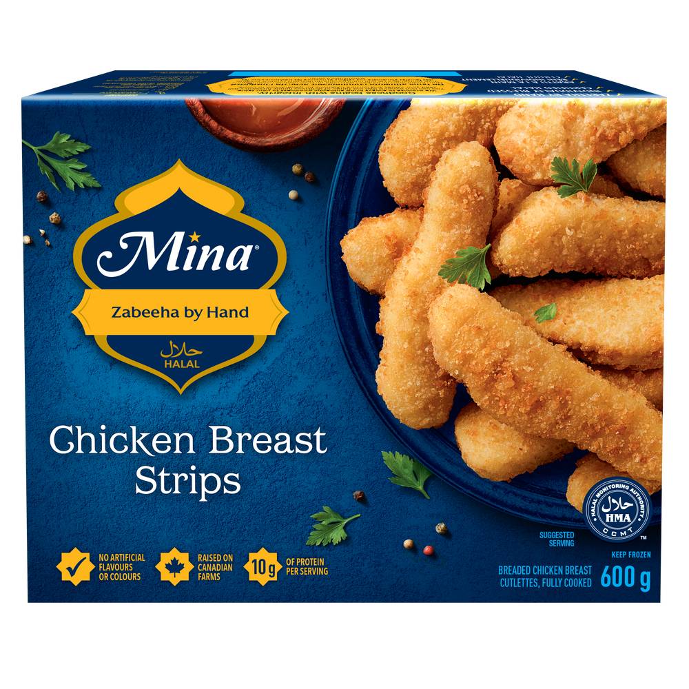 Mina Halal Chicken Breast Strips (600 g)