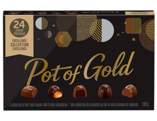Pot of Gold Excellence Chocolate Box (243 g, 24 ct)