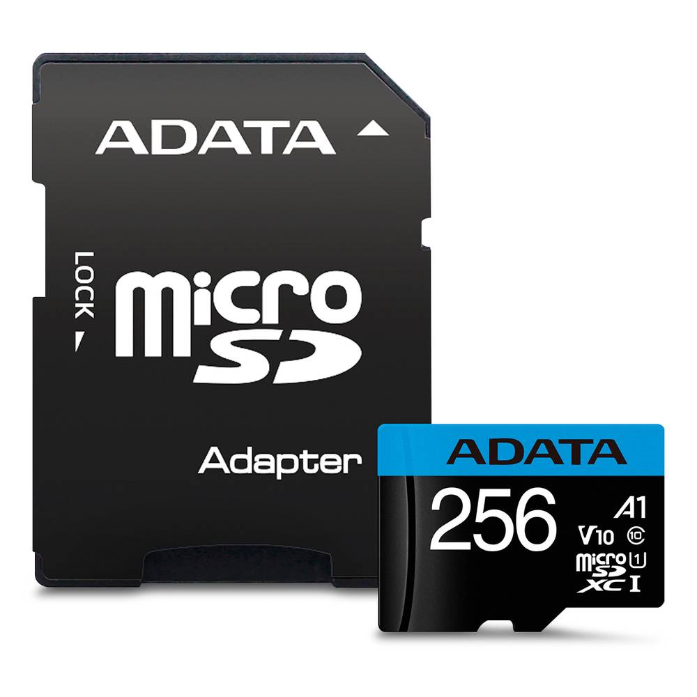 Adata · Memoria micro sd clase 10 256gb