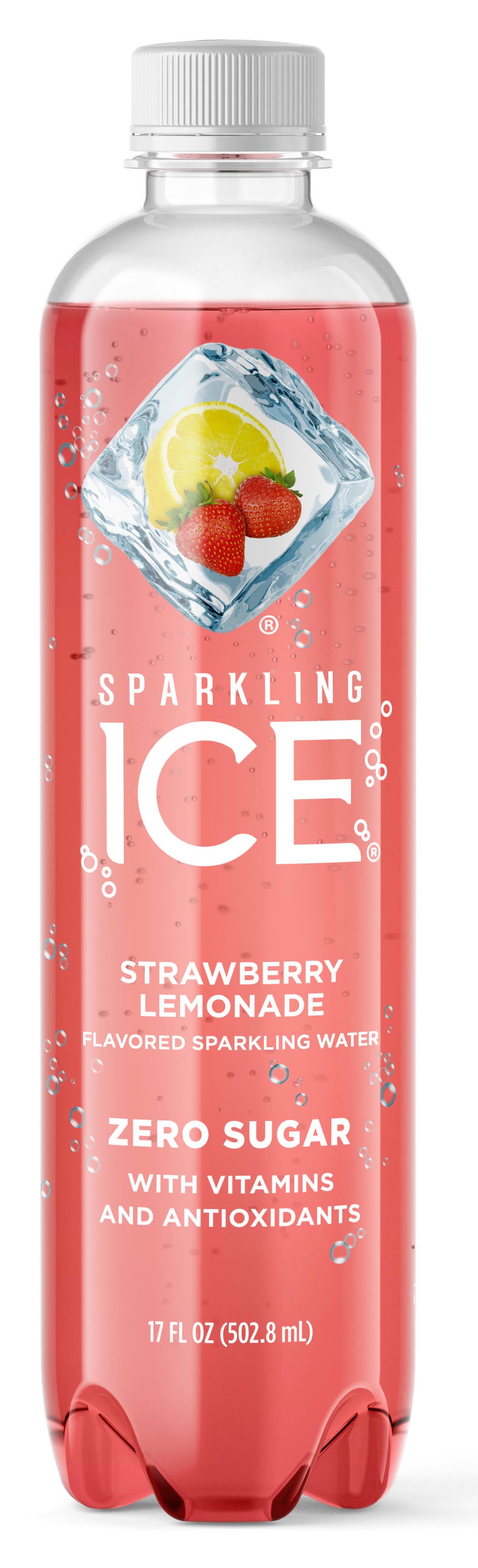 Sparkling Ice Zero Sugar Water, Strawberry-Lemonade (17 fl oz)