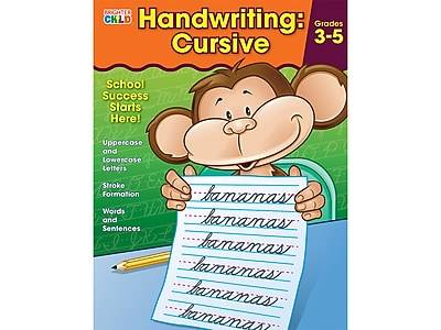 Brighter Child Handwriting: Cursive For Elementary Notebook