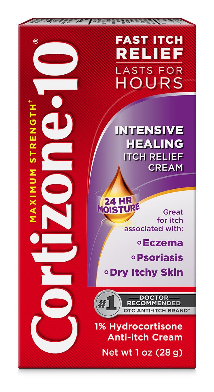 Cortizone-10 Intensive Moisture Creme Maximum Strength Anti-Itch Creme (1 oz)