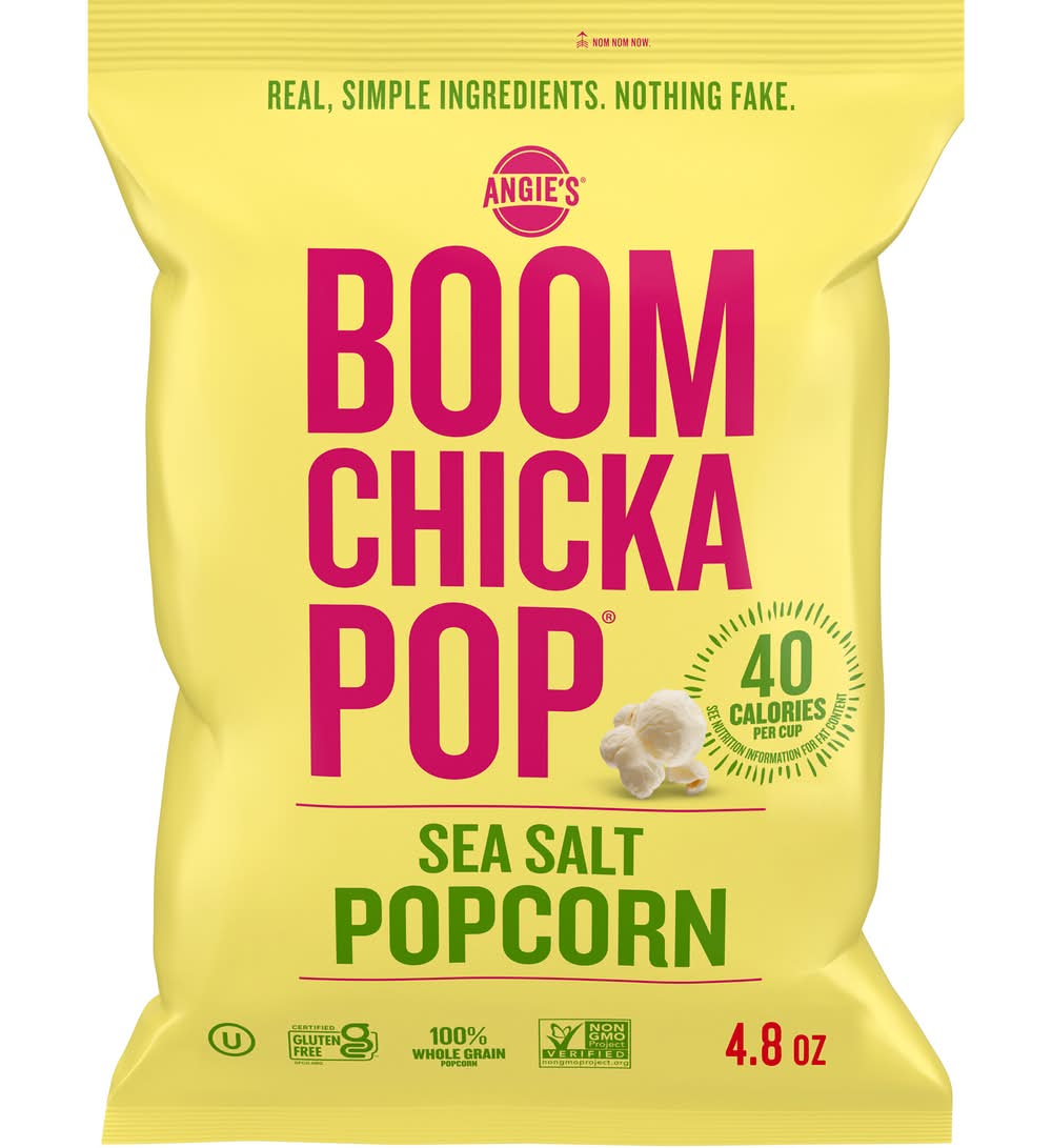 Angie's Boomchickapop Flavored Popcorn, Sea Salt (4.8 oz)