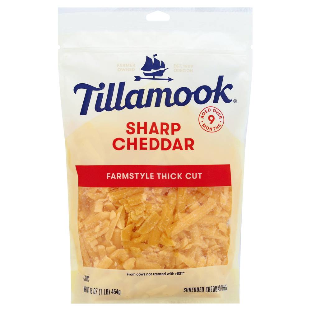 Tillamook Sharp Thick Cut Cheddar Cheese (16 oz)