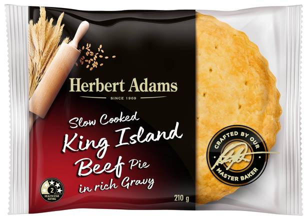 Herbert Adams King Island Beef Pie 210g