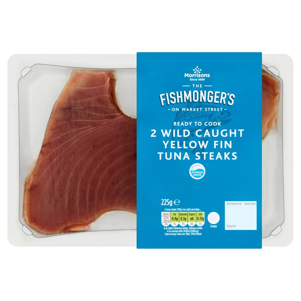 Morrisons Yellow Fin Tuna Steaks (2 pack)