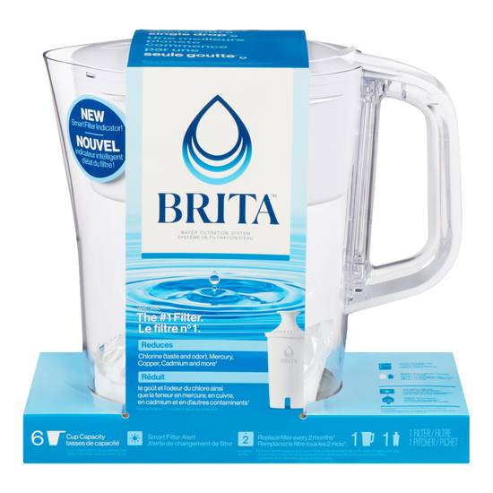 Brita Small 6 Cup Denali Water Filter Pitcher
