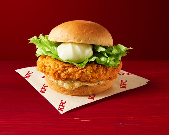 ねぎ塩レモンチキンフィレバーガー Salty Green Onion & Lemon Fillet Burger