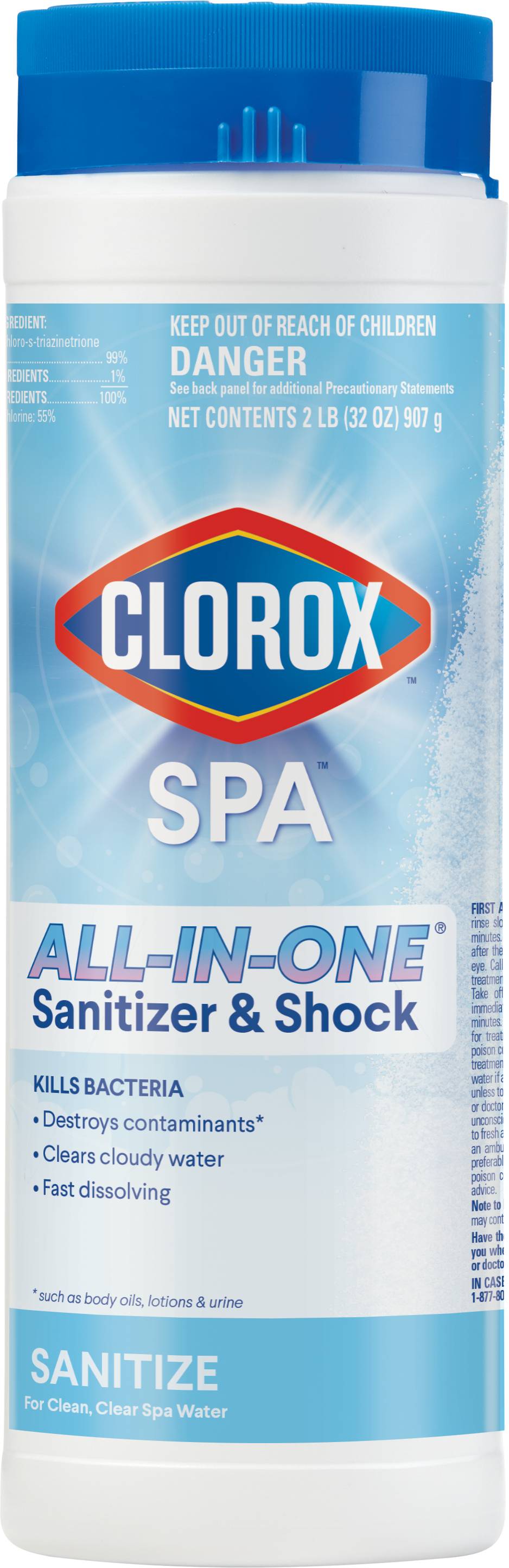 Clorox Pool&Spa 2-lb Spa Shock and Sanitizer Spa | 23002CSP