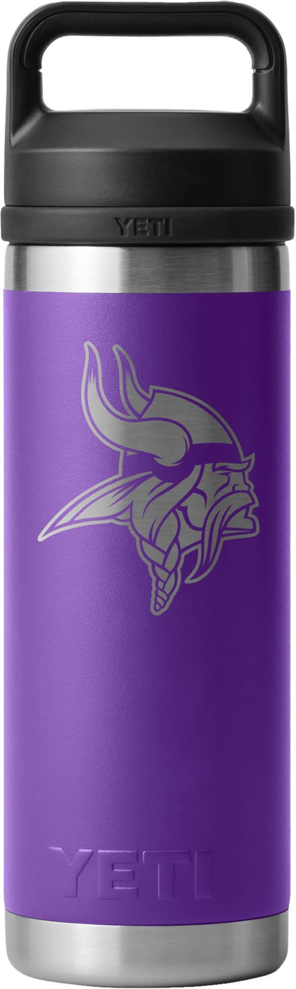 Yeti Minnesota Vikings 18 Oz. Rambler Bottle With Chug Cap