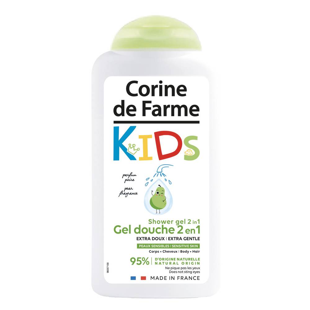 Corine de Farme - Gel douche 2 en 1 cheveux et corps poire (300ml)