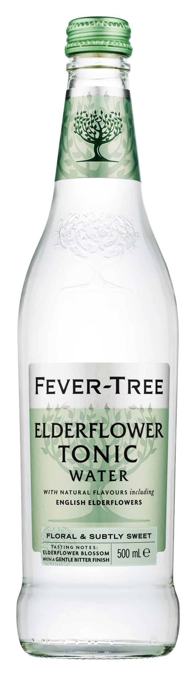 Fever Tree Elderflower Tonic Bottle 500ml