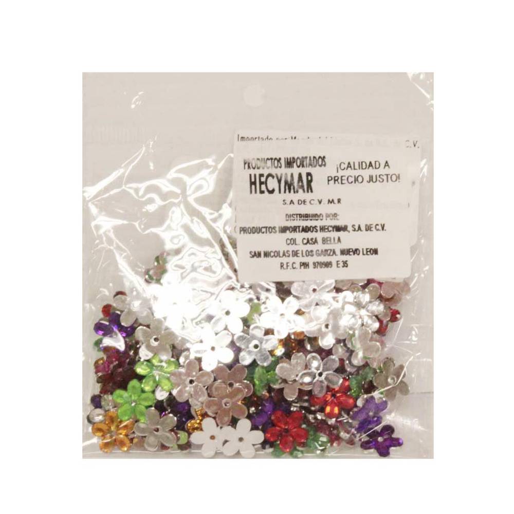 Hecymar flor de colores (bolsa 200 piezas)