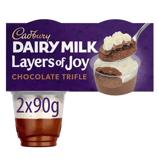 Cadbury Dairy Milk Layers of Joy Chocolate Trifle 2x90