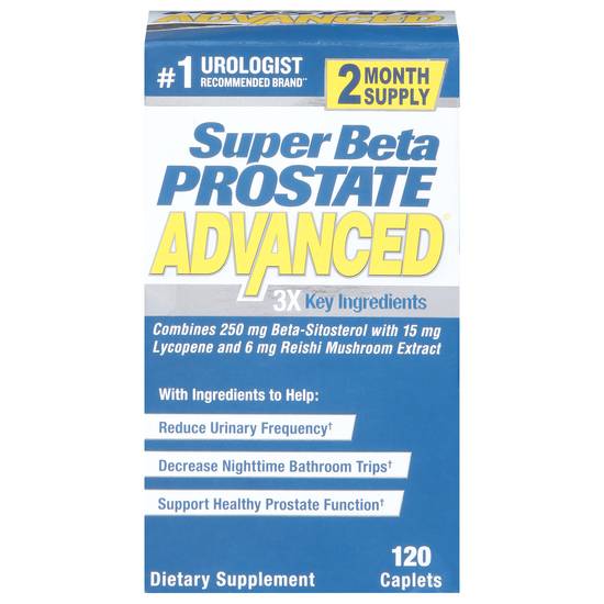 Super Beta Prostate Advanced Dietary Supplement Caplets
