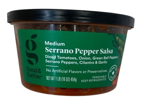 Good & Gather Medium Serrano Pepper Salsa (16 oz)