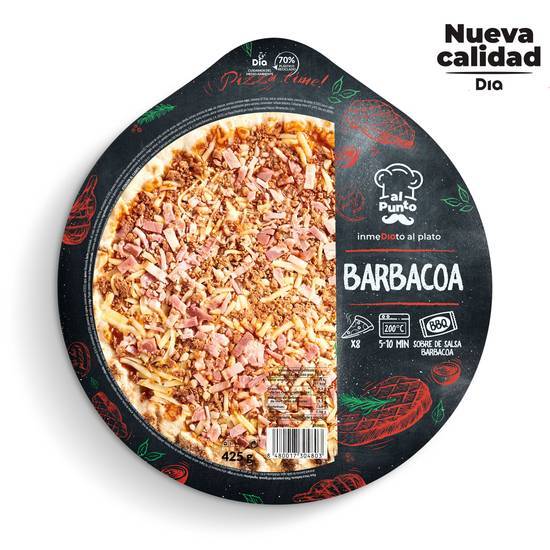 DIA AL PUNTO pizza barbacoa envase 425 gr