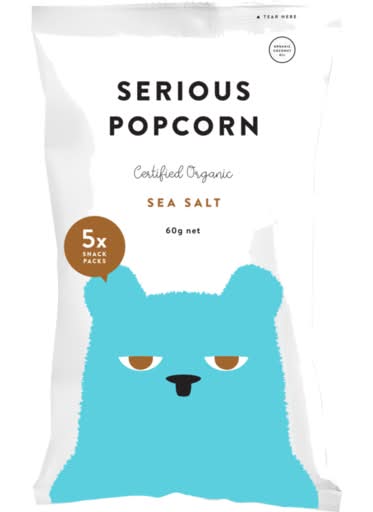 Serious Popcorn Sea Salt 5 x 60g