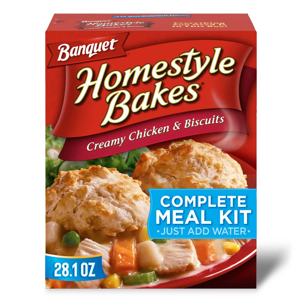 Banquet Homestyle Bakes Creamy Chicken & Biscuits Mix (1.76 lbs)