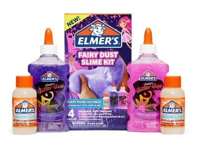 Elmer's Fairy Dust Slime Kit With Glue and Activator Solution (4 ct)