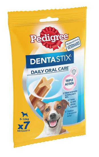 Batonnets pour petits chiens Dentastix PEDIGREE - le sachet de 7 - 110 g