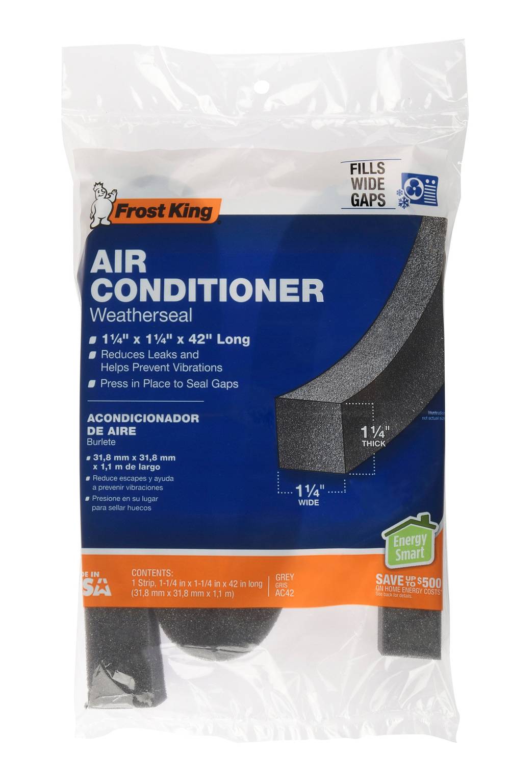 Thermwell Products Air Conditioner Weatherseal 1.25