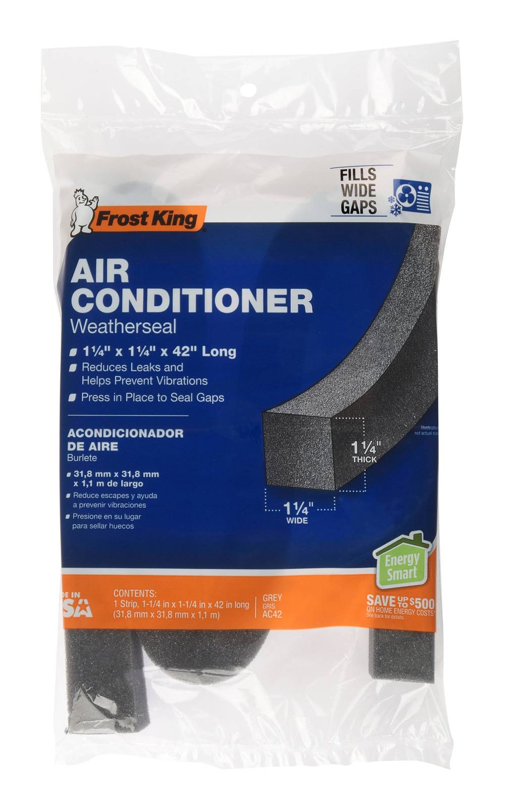 Thermwell Products Air Conditioner Weatherseal 1.25