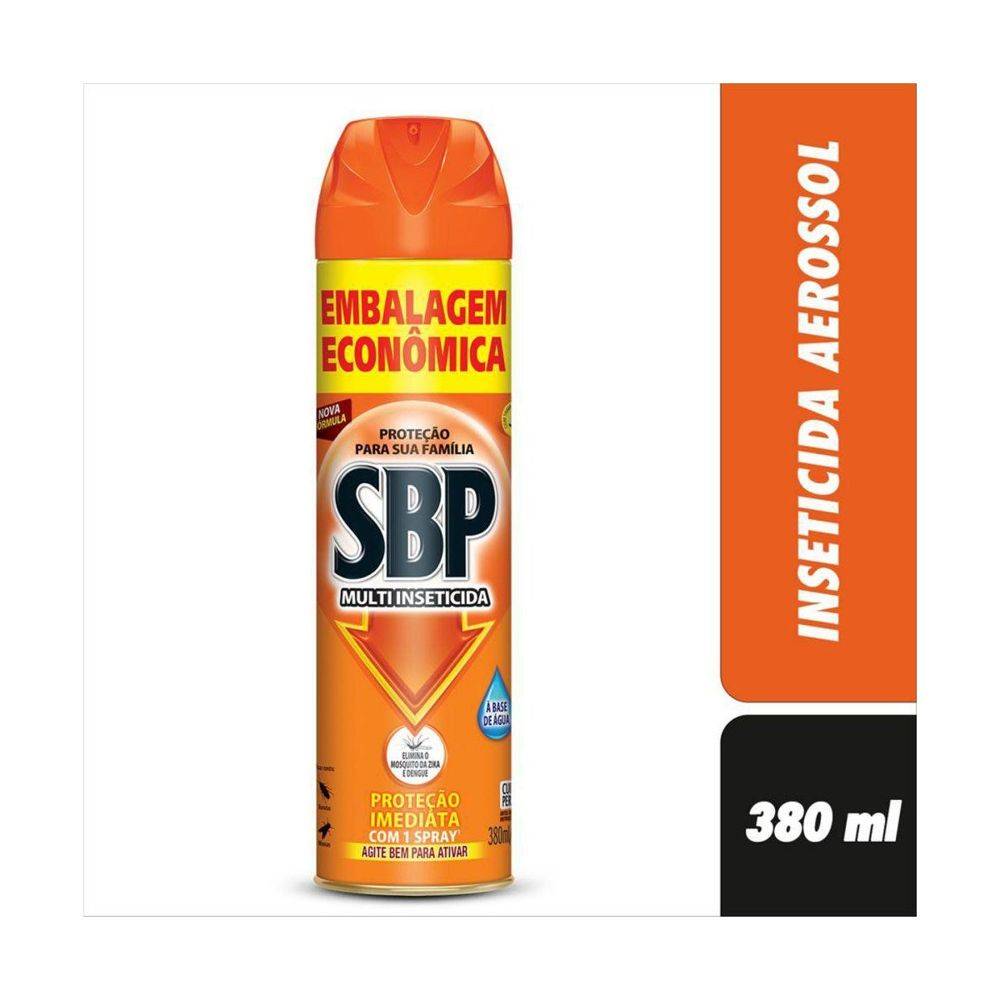 Sbp multi inseticida aerossol embalagem econômica (380 ml)