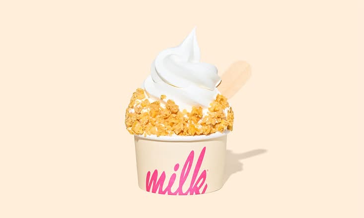 Cereal Milk Soft Serve Cup