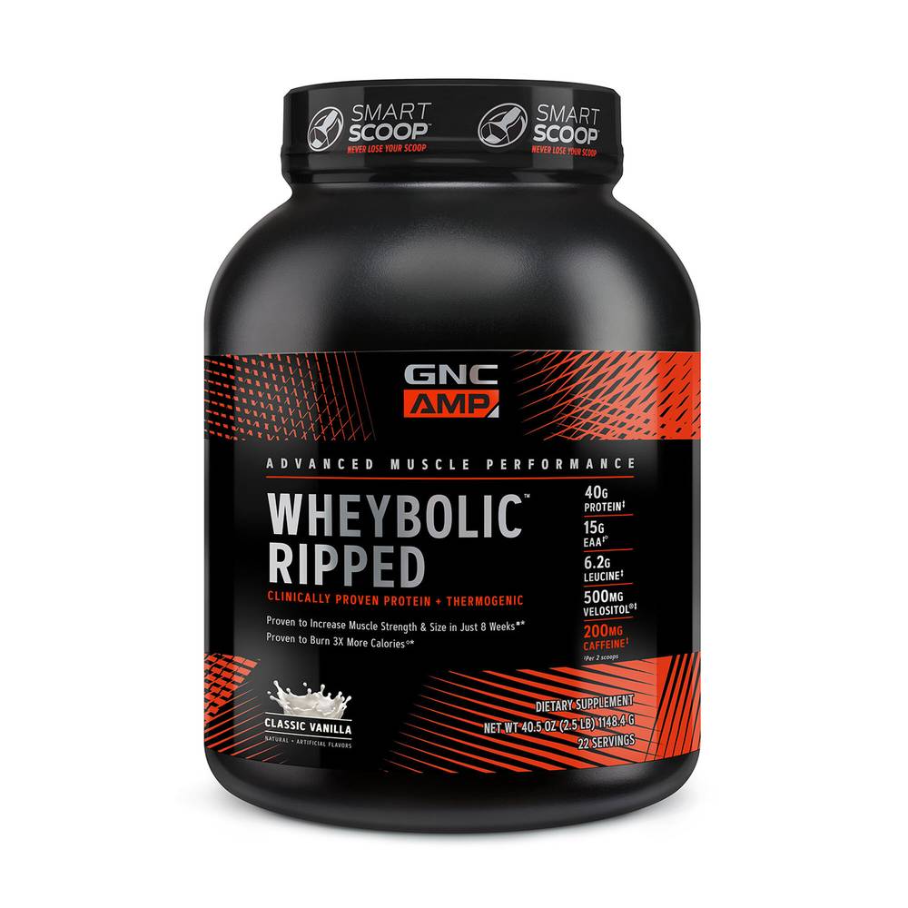 Gnc Wheybolic Ripped Protein Powder (classic vanilla)