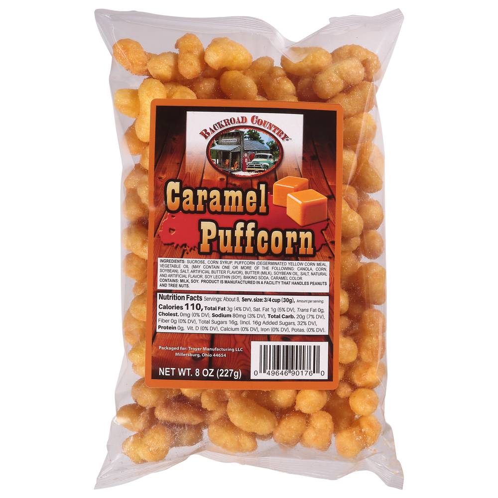 Backroad Country Caramel Puffcorn (8 oz)