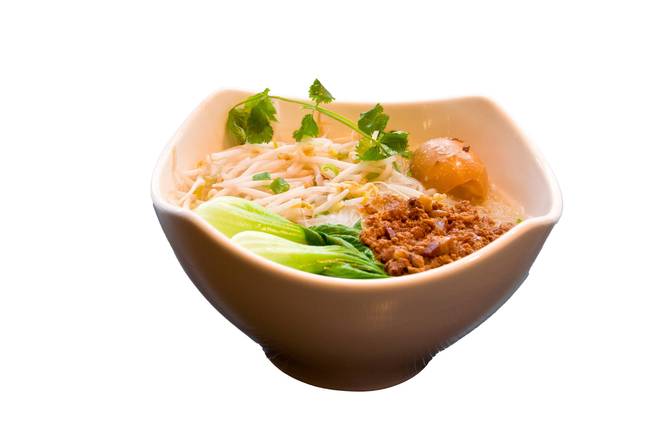 Rice Noodle Soup with meat sauce (台式湯米粉)